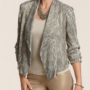 Last chance! NWT Chico's Drape Front Jacket